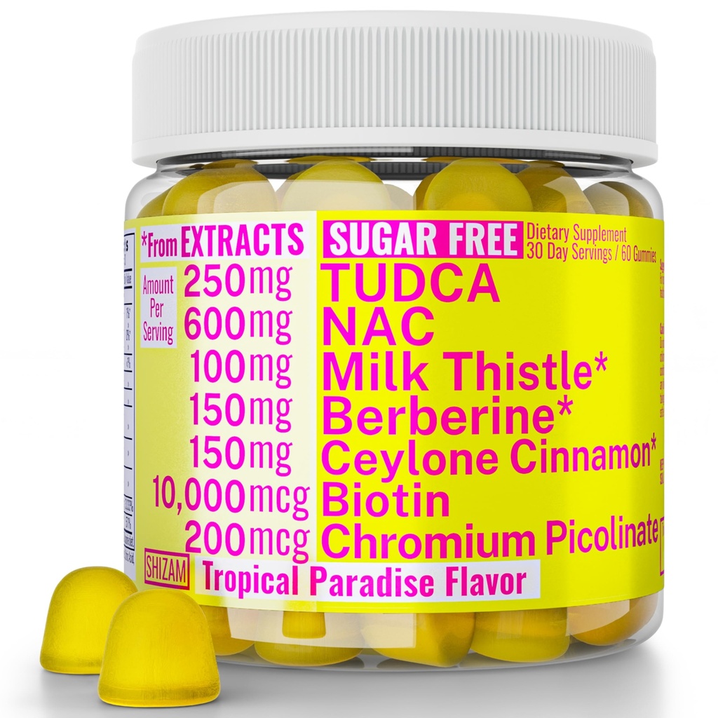 Pastilhas sem açúcar Gummies com Picolinato de Chromium TUDCA NAC Organic Ceilão Canela Leite Thistle Berberine □ Cápsulas Powder Supplements Alt □ Sales Bile N-Acetil-L-Cysteine Biotin N-Acetilcisteína