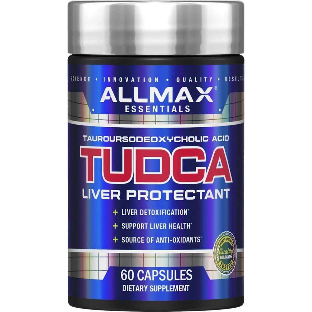 ALLMAX TUDCA+ - 60 Cápsulas - Fígado & Gut Health - Gluten Free & Non-GMO - 60 Servings