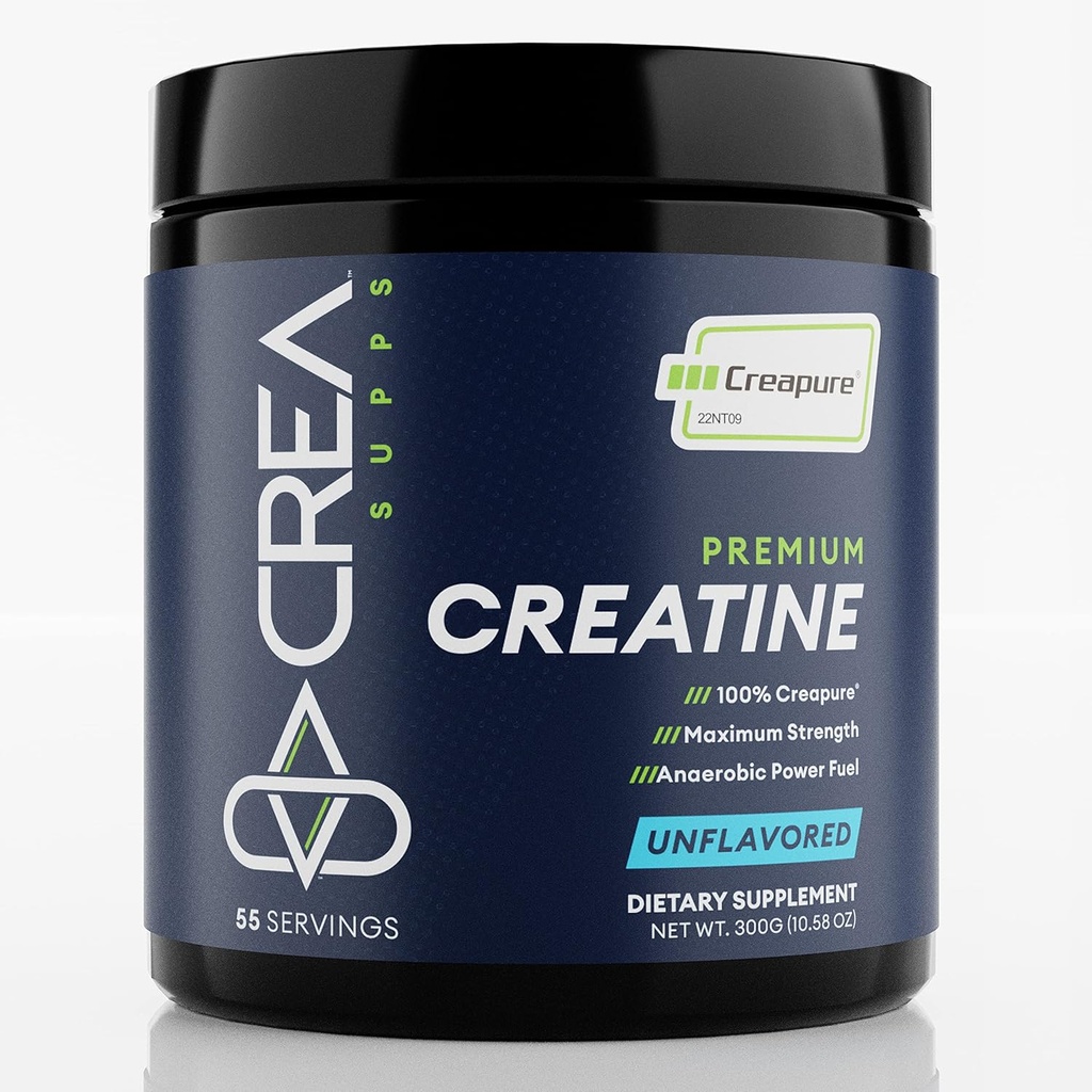 Premium Creapure Creatina Mono-hidratado em pó puro, Vegan, Keto, Gluten-Free