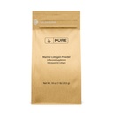 Puro original Ingredientes Pó de Colágeno Marinho (1 lb) Natural e sem sabor, Peptídeos de Proteína, Saco Resealable