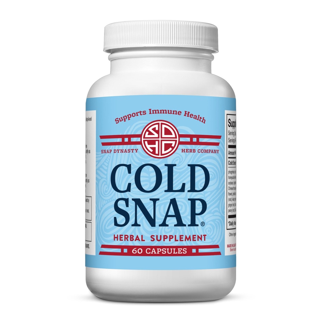 Cold Snap - Suplemento de ervas chinesa para suporte imune de nível profundo 60 cápsulas