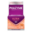 Phazyme alívio de gás, gás ultra-força e bloating alívio para adultos, 180 mg Simethicone géis rápidos, 48 contagem