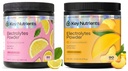 KEY NUTRIENTS Ultimate Hydration & Recovery Electrolyte Bundle – Manga de pêssego tropical e limonada rosa fresca, sem açúcar, 90 Servings cada
