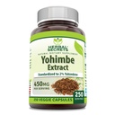 Herbal Secrets Yohimbe Extract 450 mg Supplement – Veggie Capsules – Não-GMO – Gluten Free – Made in USA (1 Pack, 250 Count)