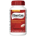 Fibra de fibra de fibra de terapia caplets revestidos, Fibra Insolúvel Segura, Simples e Confortável para Irregularidade Bowel, Alivio Confortável Obstipação sem gás ou Bloating, 140 Caplets