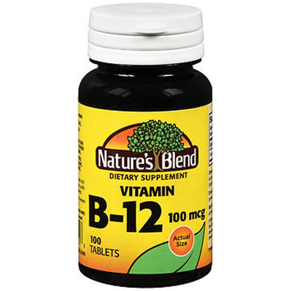 Blend Vitamina B12 100 mcg Comprimidos - 100 ct, Embalagem de 2