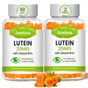 Lutein Gummies 25mg - Vitaminas Oculares Lutein & Zeaxanthin Suplementos de saúde ocular para adultos,Sugar Free Eye Health Gummies Supplement - Suporte Visão,Macular,Blue Light Filtering (120 Contagem)