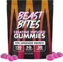 BITE DE BEAST - Creatina Infundida Gummies - 5g Creapure Creatina Mono-hidratada por Serviço - NSF Certified for Sport - 30 Servings