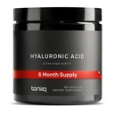 Suplementos de ácido hialurônico – laboratório testado 95% Ultra alta pureza – fermentado e biodisponível com vitamina C – laboratório de terceiros testado – 360 Cápsulas