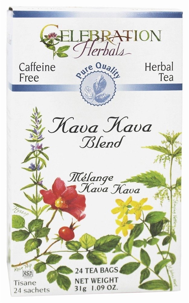 HERBAIS DE CELEBRAÇÃO Chá Kava orgânico, 24 CT