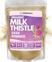 XPRS Nutra Organic Milk Thistle Seed Powder - Premium Milk Thistle Powder Rich em silimarina e antioxidantes - Leite Thistle Seeds Apoio à saúde do fígado - Vegan Friendly Milk Thistle Organic (8 onça)
