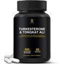 HUMANX Turkesterone & Tongkat Ali 900mg - Suporta energia, resistência, e recuperação muscular e crescimento - Suplemento Turkesterone - Tongkat Ali Suplemento - Long Jack Extract (Eurycoma Longifolia)