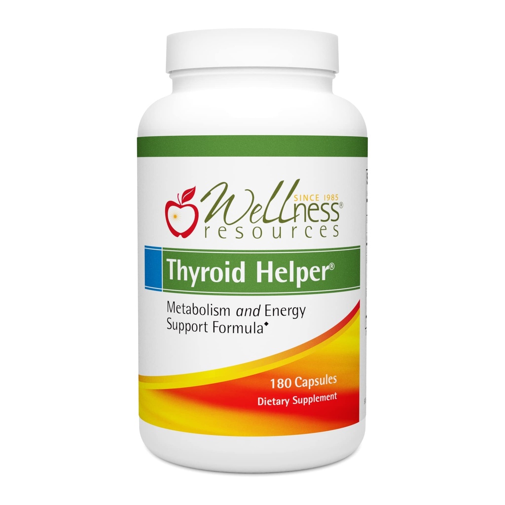 Wellness Resources Thyroid Helper - Suplemento Natural para Metabolismo, Energia, Apoio à Tiróide (180 Cápsulas) ...