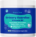 Urinary Guardian for Dogs and Cats - Suporta Rim, Fadiga Adrenal, Bexiga, Ureters, Uretra, Vegan Bacon Flavor (117g) (Vitamina B5)