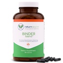Binder Blend - Toxin Binder Supplement, Detox Cápsulas para uma Gut Saudável - 180 Cápsulas - 90 Servings - 960mg Activado Carvão & 480mg chlorela orgânica - Bloating Alívio - argila bentonita