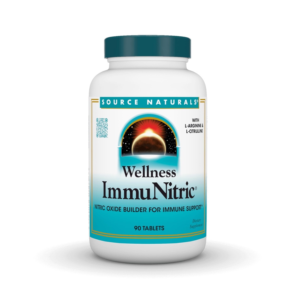 Fonte Naturals Wellness Immunitric, Nitric Oxide Builder for Imune System Support* - 90 Tablets