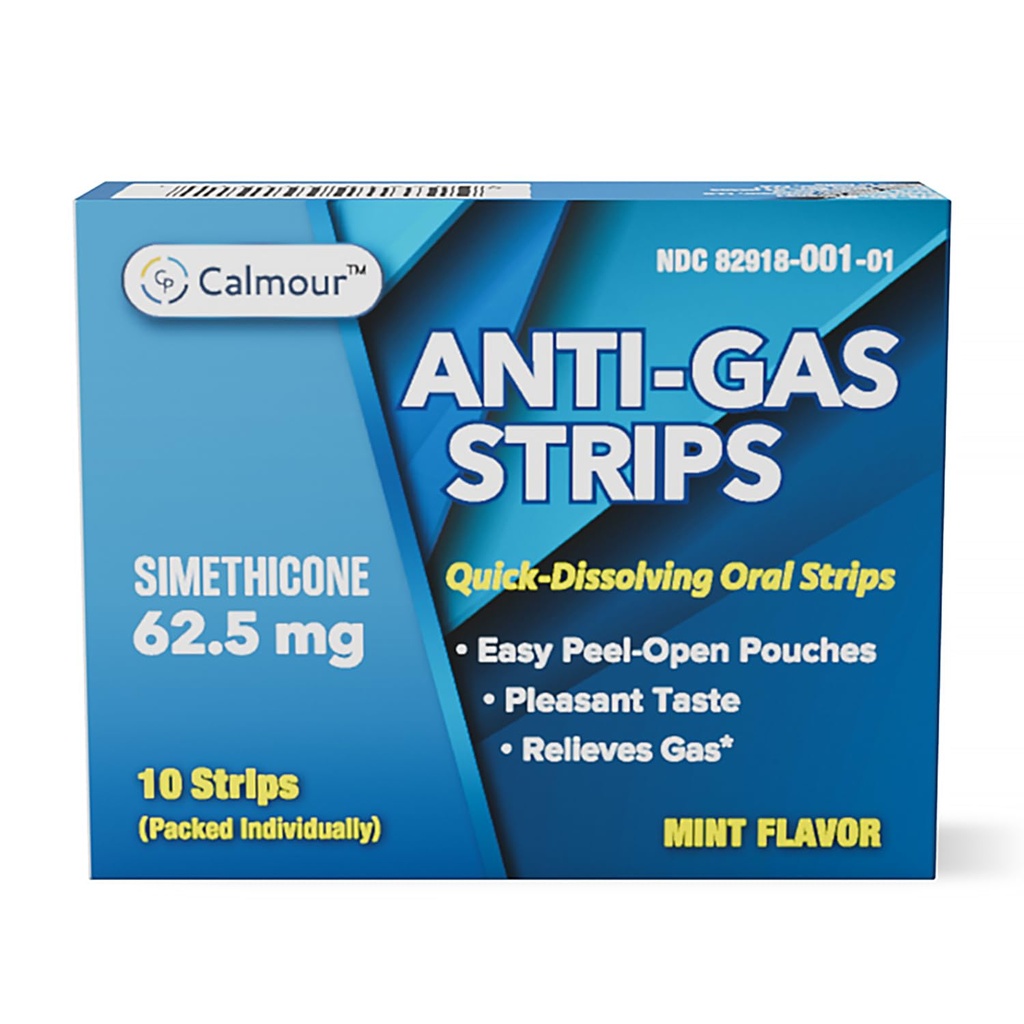 Anti gás alívio 10 tiras , sabor hortelã Oral dissolvável Anti bloating alívio tiras , rápido alívio de gás para adultos  , eficaz bloating alívio para mulheres , Simethicone anti bloating para mulheres