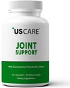 USCare suplemento de apoio conjunto com glucosamina, açafrão, Boswellia, HSH e mais para trás, joelhos, mãos