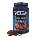 Vega Sport Vegan Protein Powder + Recuperação - 30g Vegetal Based Protein por Serviço, Chocolate, 19 Servings, 5g BCAAs, Probióticos, NSF Certified, Para Shakes & Smoothies, 1.8lbs (Packaging May Vary)