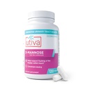 Szio+ Utiva D-Mannose 500mg Cápsulas – Naturalmente Flush A bexiga e trato urinário – Evitação de ITU – D Mannose Suplementos para Mulheres – Suporta Tratamentos de Infecção Trato Urinário, 120 Cápsulas
