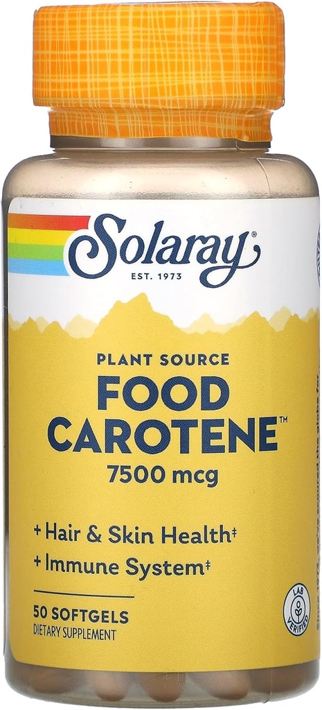 Caroteno de alimentos SOLARAY