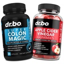 Colón Cleanser Detox & ACV Apple Cider Vinagre Gummies - 15 dias Colón Cleanse Pills Flush & Probiótico & ACV Gummies Suplementos - Suplementos Movimento Bowel para estômago intestinal Bloating Gut Support