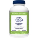 O Vitamina Shoppe Milk Thistle Extract 300 MG (200 Cápsulas)