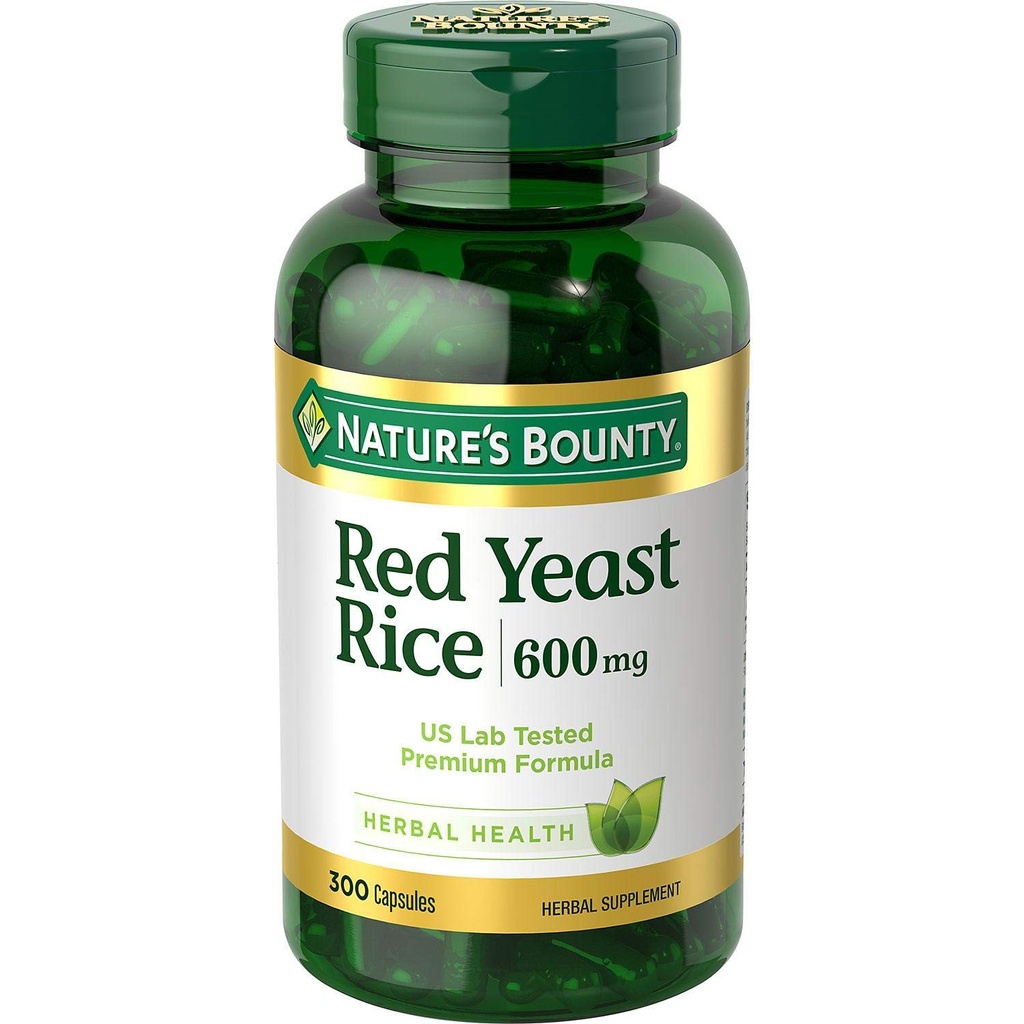 Recompensa da natureza Rice vermelho 600 mg Cápsulas 250 ea (Pack de 2)