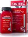 Zantrex Red Fat Burner & Active Energy Booster Supplement (Suporta Escultura corporal, Aumento de Foco e Desempenho de Exercício) 56 Cápsulas