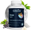 Melatonina Ajuda ao Sono Natural, Theanina, 5-HTP, GABA, Mucuna pruriens, Phellodendron e Magnésio para Sono & Apoio ao Stress, 90 Cápsulas 45 Dias de Fornecimento - 7 em 1 Ajuda ao Sono