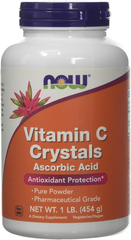 Agora Alimentos Cristais de vitamina C, 1 lbs
