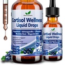 Suplementos de cortisol para mulheres e homens, 17-em-1 Redutor de Cortisol Detox Manager w. Magnesium Glycinate Ashwagandha, L-Theanina, Fosfatidilserina, Hormônio equilibrado para as mulheres, Recesso Mood Focus, Sono