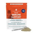 Dr. Bill's Feline Imune Support (Aumento da Imunidade e Saúde dos Gatos com Colostrum, Beta Glucan, Peru Tail Mushroom, Zinco e Vitamina C) Suplemento de Pó para Gatos de Todas as Idades
