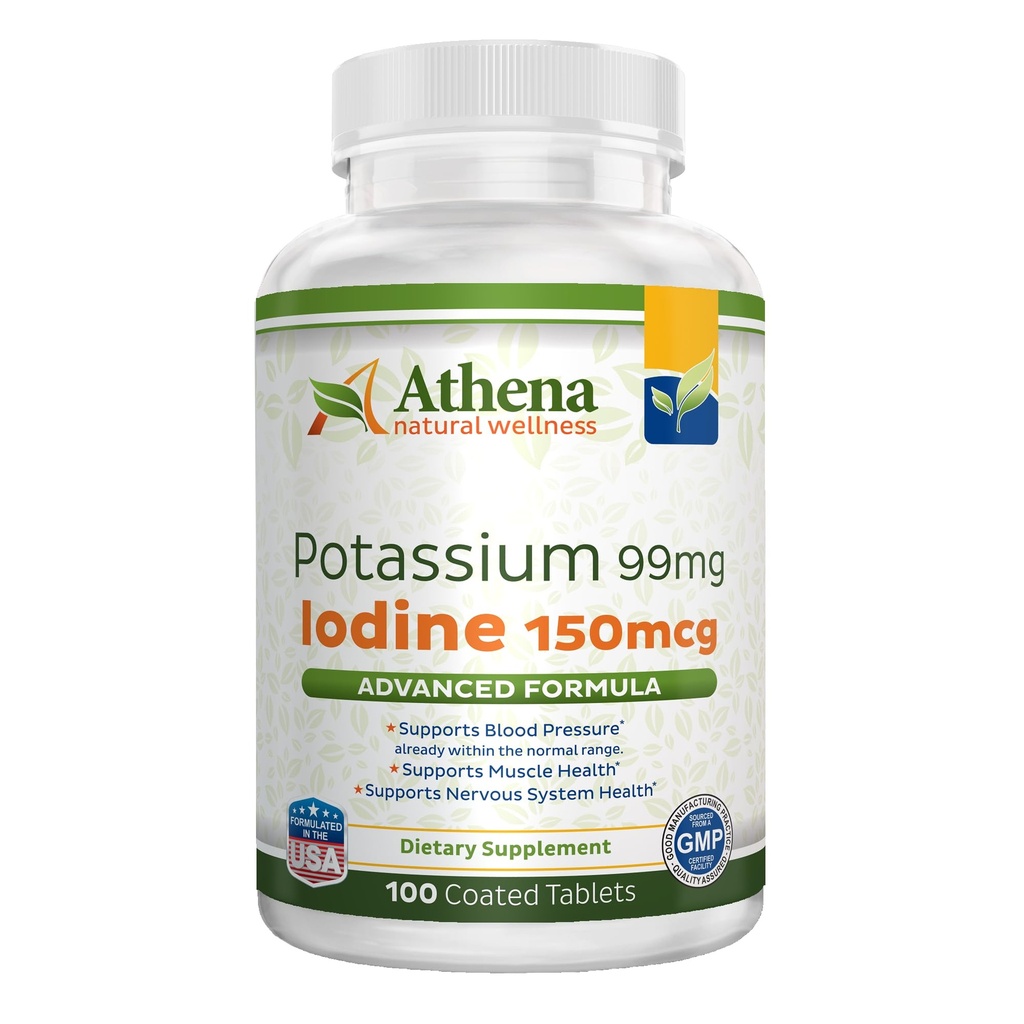Potássio 99mg com Iodo 150mcg Suplemento