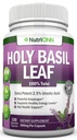 Holy Basil Leaf Cápsulas - 500mg - 2,5% Ácido Ursólico - 120 Cápsulas Vegan - Real Tulsi Extract Supplement - Positive Mindset - Adaptogenic & Ayurvedic Herb