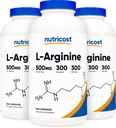 Nutricost L-Arginina 500mg, 300 Cápsulas (3 frascos)