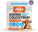 Colostrum Suplemento Bovino Colostrum para Humanos 100% Pure Grass Feed, Supergut Health & Imune Support, 50% IgG, Sem sabor, Calostro Bovino para Adultos Organico 60 Servings Powder