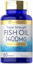 Carlyle força tripla Omega 3 óleo de peixe ou 1400mg 60 softgels não-GMO, suplemento sem glúten