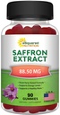 aSquared Nutrition Açafrão Gummies - Suplemento Extracto de Açafrão - Suplementos Pure Gummy Alternative to Cápsulas, Comprimidos, Pó e Chá