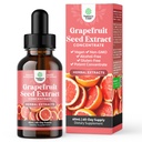 GSE Extrato de Sementes de Toranja Líquido - Uma gota diária - Extrato de Sementes de Uva Super Concentrado Drops Líquidos Ricos em Bioflavonóides e Polifenóis para Gut Health & Imune Support - 2OZ - 60 Servings