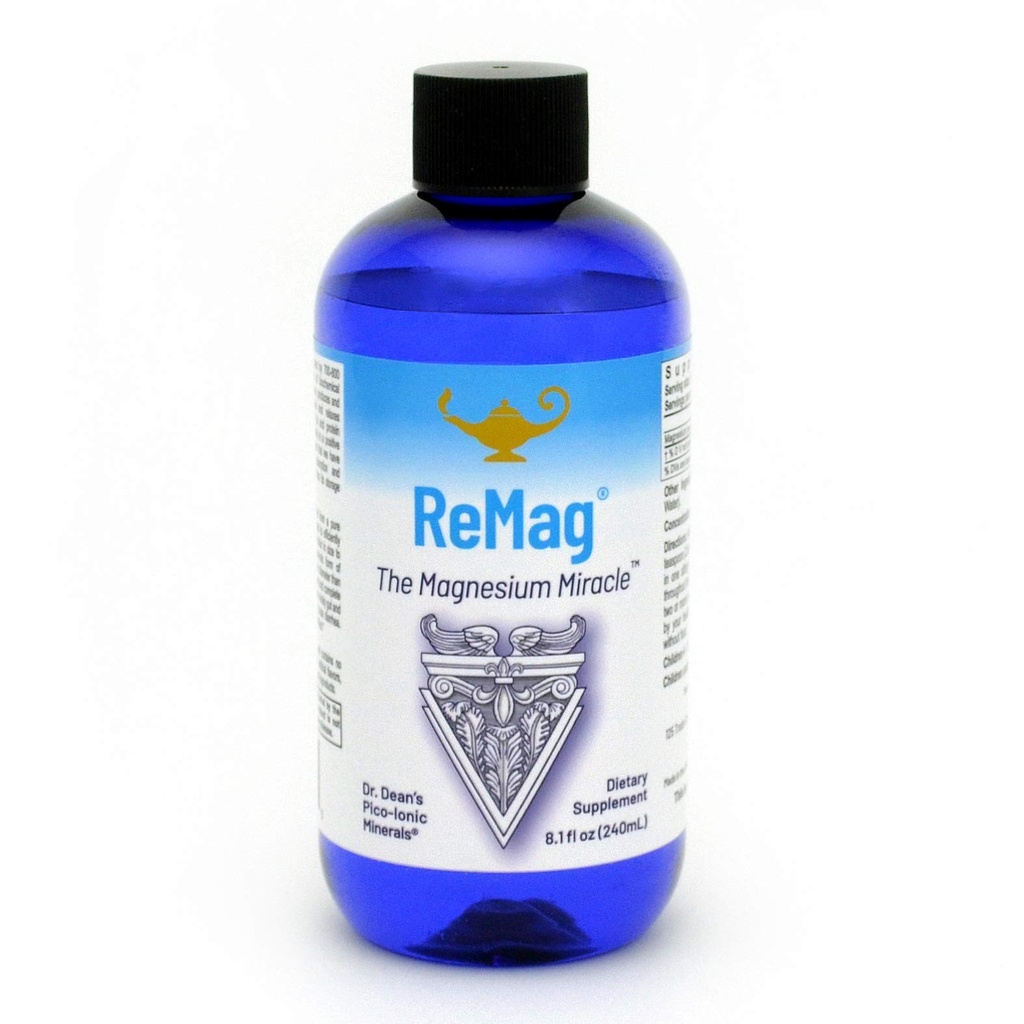 RnA ReSet ReMag Liquid – Cloreto de magnésio de alta absorção, 8.1 Fl Oz (1-Pack)