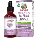MaryRuth Orgânicos Valerian Raiz líquido gotas ; 2 Mês Abastecimento ; Livre de Açúcar ; USDA Orgânico Valerian Raízes gotas  ; Apoio ao sono ; Calma e stress alívio ; Vegan