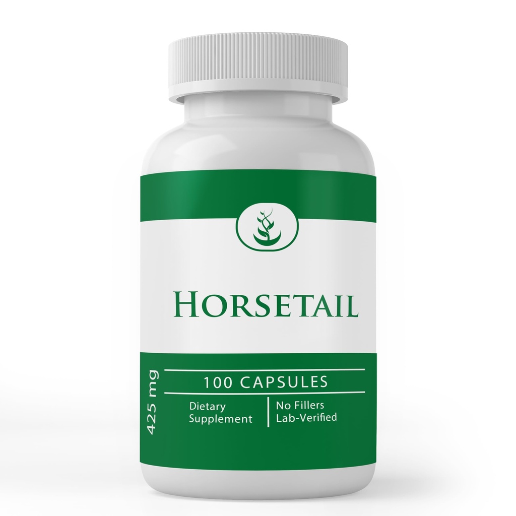Pure Original Ingredients Horsetail, (100 Cápsulas) Sempre Puro, Sem Aditivos ou Enchimentos, Lab Verificado
