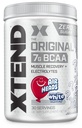 Scivation Xtend XTEND Original BCAA Airheads pó sabor doce, 7g BCAA e 2,5g L-Glutamina, Sugar Free pós exercício recuperação muscular Beber com aminoácidos para homens e mulheres, 30 Servings