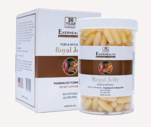EVERHEALTH Royal Jelly 1000mg 300 Cápsulas Suplemento dietético