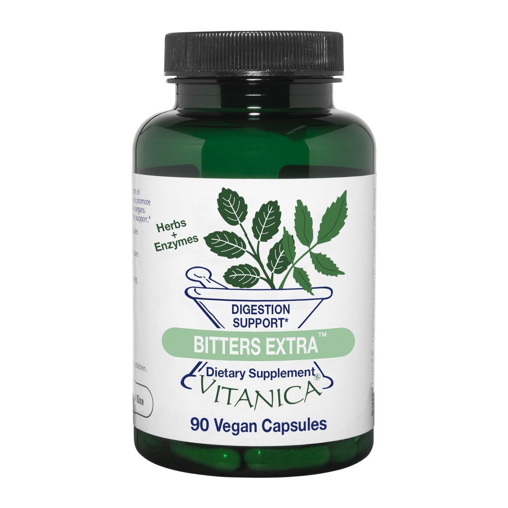 Vitanica Bitters Extra, Suporte à digestão, Vegan, 90 Cápsulas