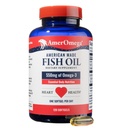 AmerOmega Trigliceride Omega-3 óleo de peixe para o apoio à saúde do coração - Wild-Caught Alaskan Walleye Pollock - americano-fonte, americano-feito - não-GMO, sem glúten e livre de leite - 120 Softgels