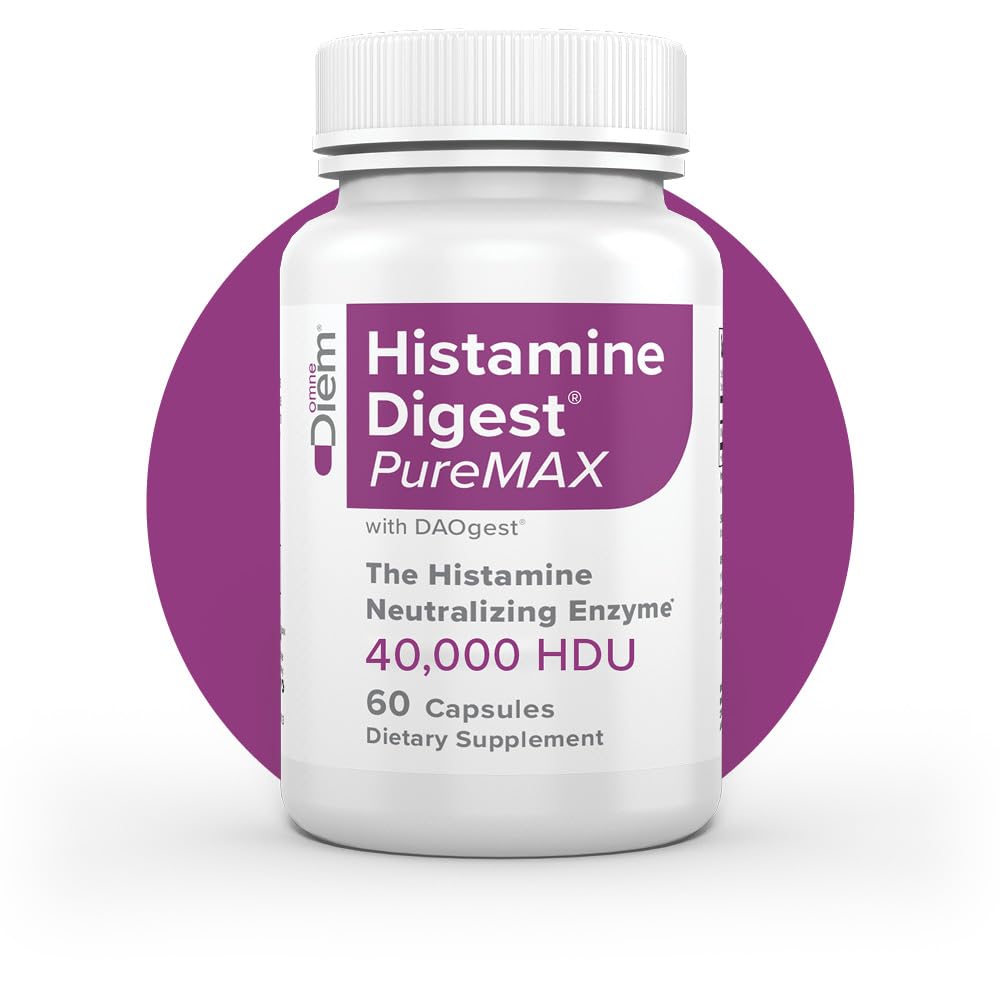 Omne Diem Histamina Digest PureMAX com DAO 60 Cápsulas 2 Embalagem