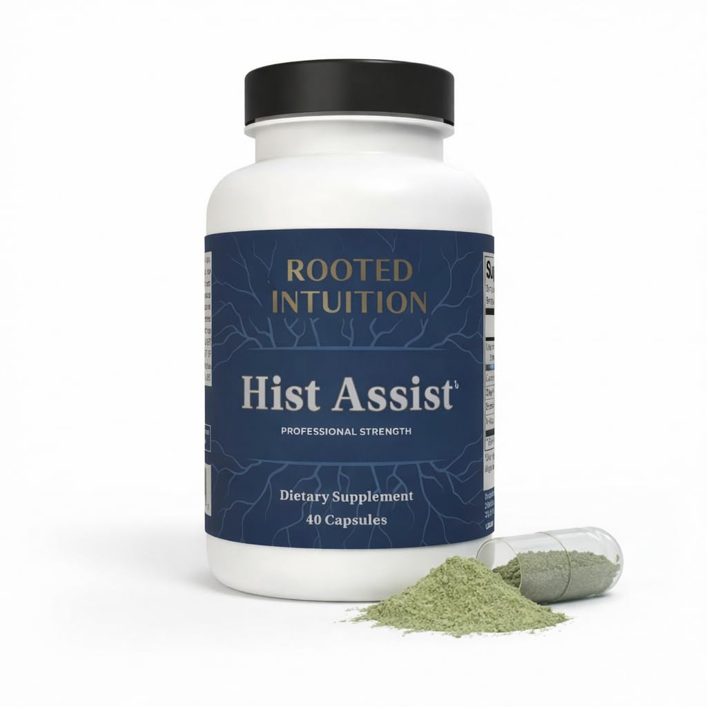Hist Assist - Fórmula de Equilíbrio Sazonal e Imune - Quercetin Bromelain NAC Nettle - Sem Glúten Glúten - 40 Cápsulas