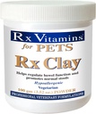 Rx Vitaminas Rx Clay Powder para Animais de estimação - Anti Gás e Anti Diarréia para Cães e Gatos - Pet Digestive Health & Stool Support - Cat & Dog Supplement para Eliminação - 3,52 oz.